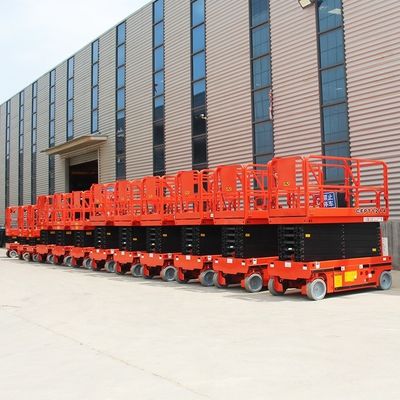 منصة عمل رفع مقص OEM 1T - 5T محمل منصة مقص كهربائية